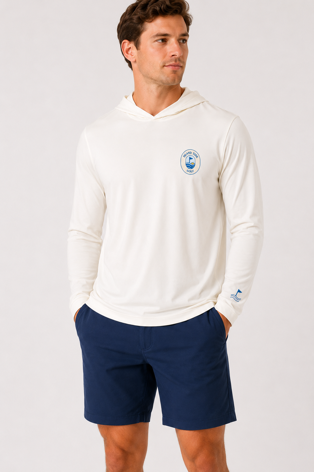 Lightweight Sun Hoodie - White