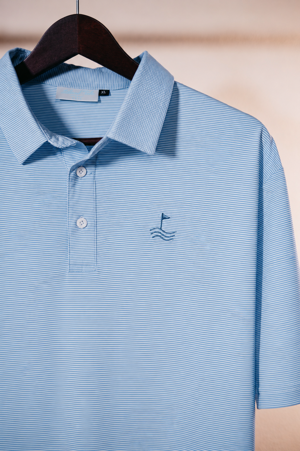 Polo - Blue/White Stripe