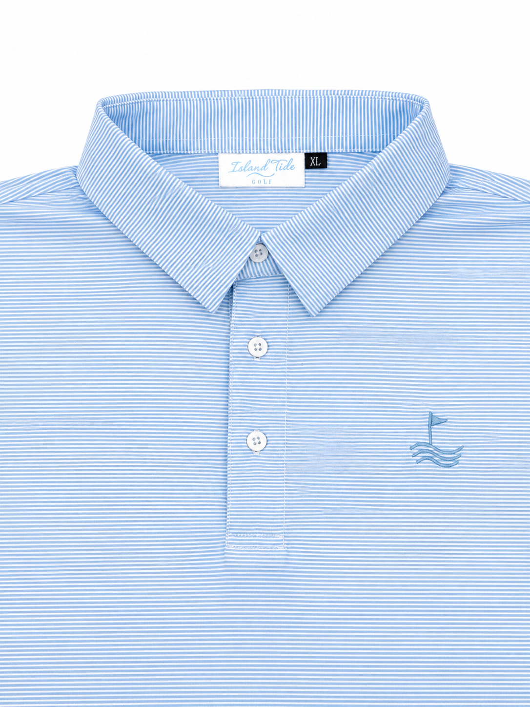 Polo - Blue/White Stripe