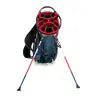 Island Tide Premium Stand Golf Bag - Navy/Red/White