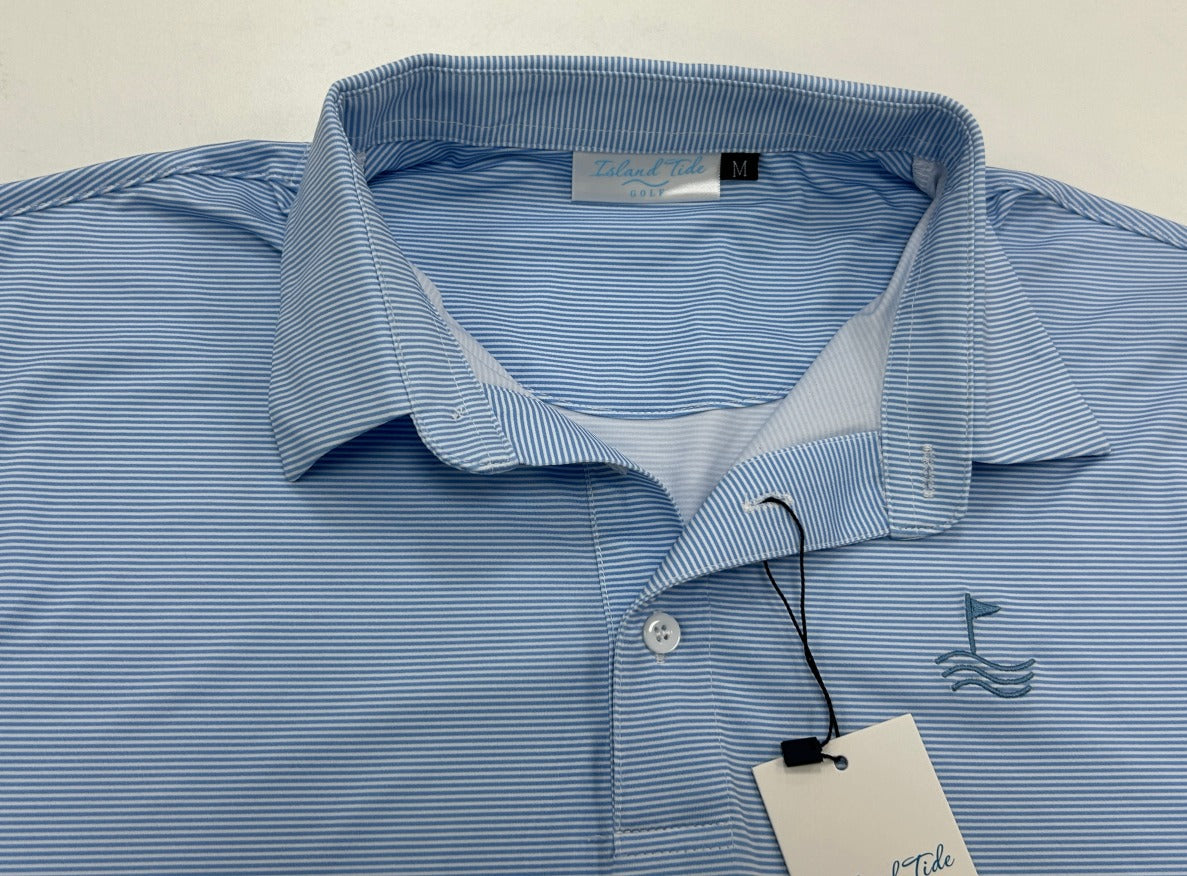 Polo - Blue/White Stripe