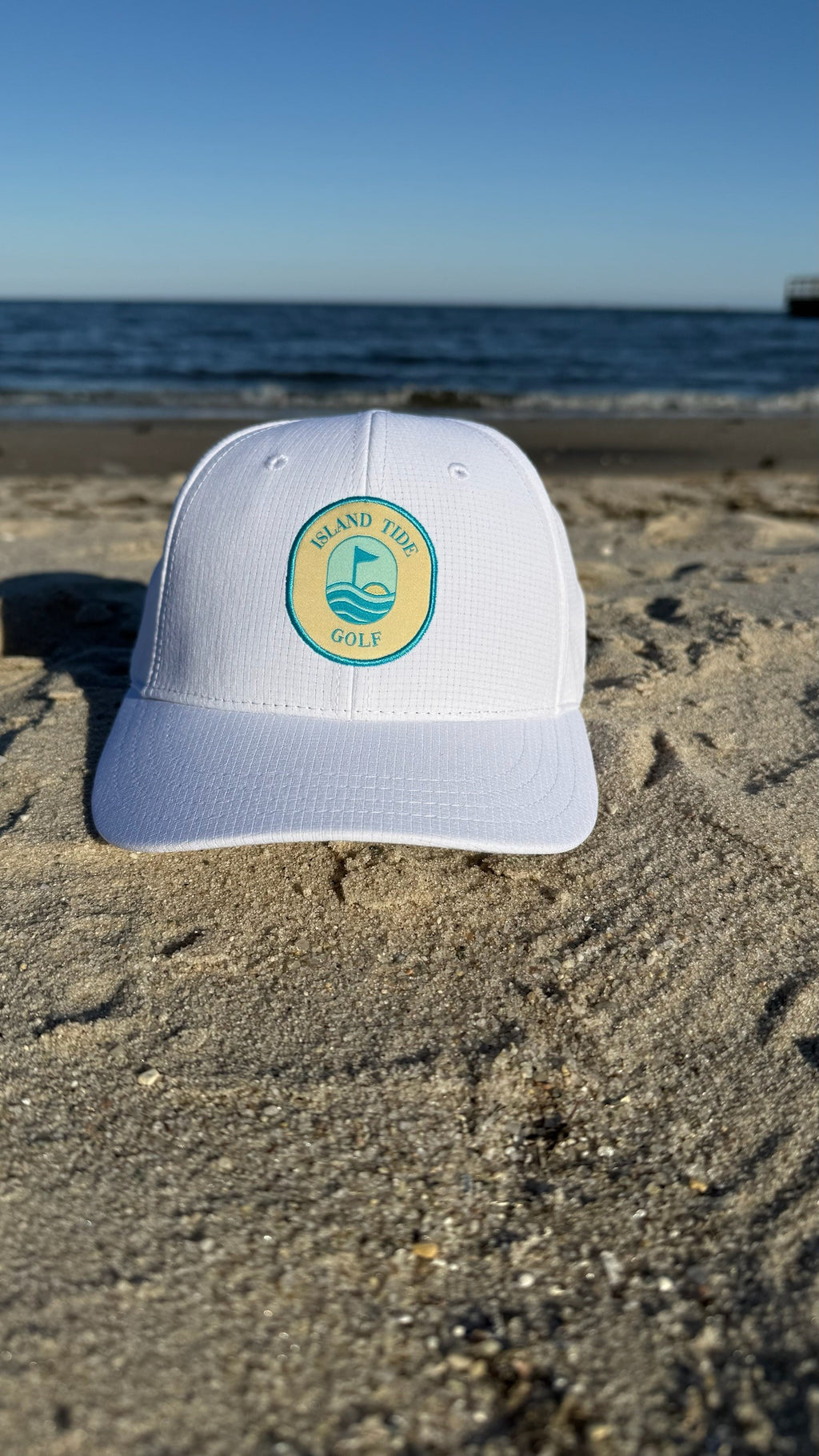 Badge Hat - White