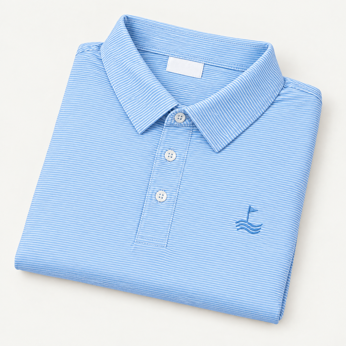 Polo - Blue/White Stripe